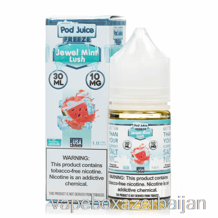 Vape Smoke FREEZE Jewel Mint Lush - Pod Juice - 30mL 10mg
